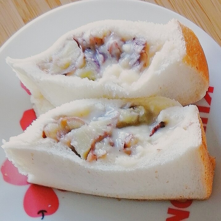 マロンクリームパン レシピ 作り方 By Mn 楽天レシピ